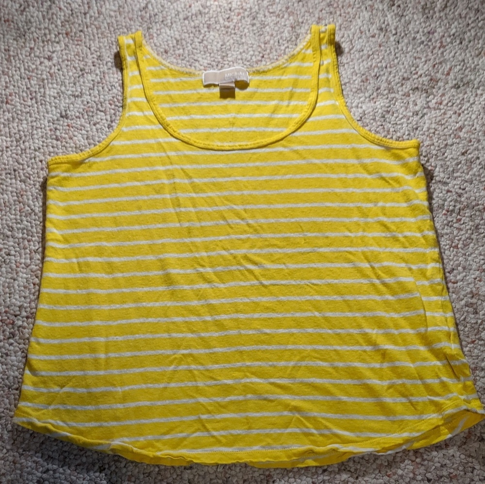 Michael Kors Citrus Striped Tank M